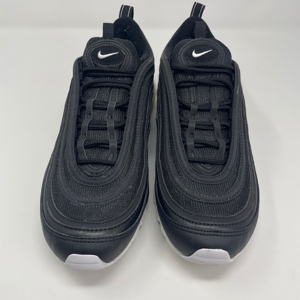 Nike Air Max 97 Sneakers Men 11 Black Reflective Running Retro Iconic 921826-001 - Picture 7 of 10